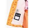 Dětská nepromokavá bunda Didriksons Norma doodle papaya orange - ROSTOUCÍ 9
