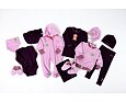 Dětský nákrčník Little Angel ROLÁK smyk Outlast® - švestkový