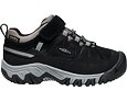 Dětské boty KEEN Targhee IV Low WP - black/steel grey 7