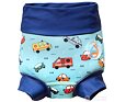 Dětské plenkové plavky AquaKiddo Swim Nappy Cars - modré