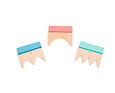 Dřevěné nástroje na písek - tvořte vzory - 3 ks BS Toys Sand Pattern Tools 4