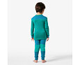 Dětské termoprádlo Helly Hansen K Lifa Merino set - green 2
