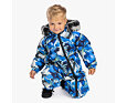 Dětská zimní kombinéza Huppa Ottis blue pattern 4