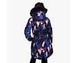 Dívčí zimní kabát Huppa Vivian 2 parka blue pattern 3