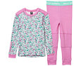 Dětské termoprádlo Helly Hansen Graphic LIFA® Merino Wool set - meta pink aop 2