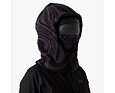 Kukla přes helmu Helly Hansen Overhelmet hood - black grape swirl aop 3
