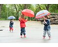 Dětský deštník Playshoes Námořnický pruh