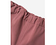 Dětské softshellové kalhoty Name It Alfa solid s fleecem - wistful mauve 4