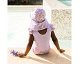 Dětské plavky/kostýmek Splash About Happy Nappy s volánky Lilac Spring Frills 7