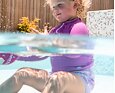 Dětské UV tričko Splash About dlouhý rukáv Lilac neon 5