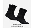 Vlněné ponožky Craft 2 pack Wool Line černé