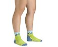 Dětské funkční ponožky s merinem Darn Tough Quest Quarter Lightweight With Cushion - green 3