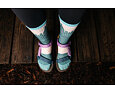 Funkční ponožky s merinem Darn Tough Bear Town Micro Crew Lightweight with Cushion - quartz 5