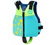 Dětská plovací vesta Aqua Speed Safe Splash s bezpečnostním páskem - modrá