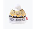 Dětská pletená čepice merino Windstopper Kama BW20 bílá