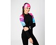Funkční čelenka dvouvrstvá Drexiss s fleecem Shapes pink - zateplená 3