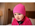 Dětská čepice Little Angel smyk natahovací Outlast ® - růžová 2