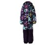 Dětská zimní kombinéza Huppa Wille 1 dark lilac pattern / dark lilac