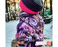 Dětská zimní bunda Huppa Alondra 1 pink pattern - bazárek