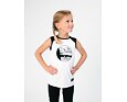 Dětské funkční UV tílko Drexiss CoolMax white/black wolf