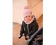 Dětská pletená čepice Little Angel s bambulí a knoflíky Outlast ® - sv. šedá 5