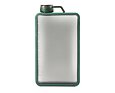 Průhledná placatka GSI Outdoors Boulder Flask 475 ml mountain view