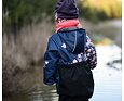 Dětská softshellová kombinéza Wamu s fleecem Lišky - tm. modrá 8