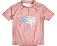Dětské UV tričko Playshoes Palmy coral - krátký rukáv