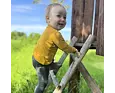 Dětská rostoucí merino mikina Tarua - manuka s rysem