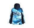 Juniorská lyžařská bunda Huppa Rainer navy pattern / black 4