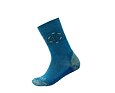 Dětské funkční ponožky s merinem Devold Multi Medium Kid Sock s protiskluzem blue
