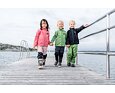 Dětské nepromokavé kalhoty Didriksons Avan algae green - ROSTOUCÍ 16 Dětské softshellové kalhoty Didriksons Lovet navy