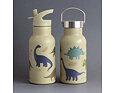 Dětská nerezová termo lahev A Little Lovely Company s brčkem 350 ml dinosauři 5