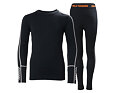 Juniorské termoprádlo Helly Hansen JR LIFA® Merino Midweight set - navy