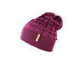 Dětská pletená merino čepice Kama B100 purpurová