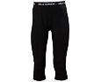 Pánské fuknční 3/4 legíny s merinem Helly Hansen Lifa merino midweight - black