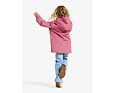 Dětská nepromokavá bunda Didriksons Norma heather pink - ROSTOUCÍ 3