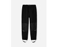 Dětské softshellové kalhoty Name It Alfa solid s fleecem - black 6