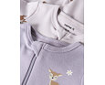 Dětský overal Name It Night suit deer - lilac marble / lavender gray 2pack 3