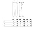 Dětské UV legíny BARIDI wear tenké Outlast® Jr - scarlet
