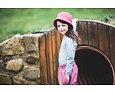 Dětský klobouk Little Angel Outlast® tenký - šedý melír 2