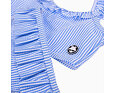 Dívčí dvojdílné plavky Coqui Eslim Kids blue stripes 4