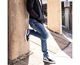 Gumové tkaničky Lock Laces Flat - white