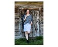 Damska funkcni sukne Annie Short Skhoop blue denim 1