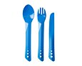 Skládací příbor LifeVenture Ellipse Knife, Fork & Spoon modry