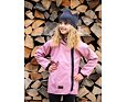 Dětský softshellový kabát Drexiss Old Pink antracit 3