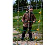 Dětské softshellové kalhoty Drexiss s fleecem black autumn medaw 4