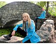 Dětská softshellová bunda Huppa Anny arctic blue 10