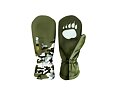 Dětské softshellové rukavice Wamu Maskáč khaki 4