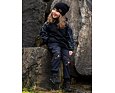 Dětské softshellové kalhoty Drexiss s fleecem black luxury